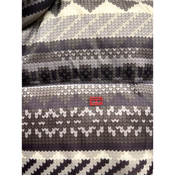 Tommy Hilfiger Puffer Vest Womens Small Nordic Snowflake Full Zip Warm - Picture 2 of 9